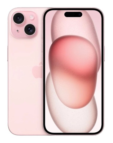 Смартфон Apple iPhone 15 128 ГБ (nano-SIM и eSIM), розовый
