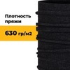 Картинка шарф-труба Buff Merino Fleece Black - 3