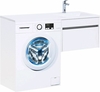 Aquanet 239213 Тумба c раковиной Токио 120 R подвесная 1 ящик цвет белый глянец (239213)