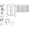 Radaway 10099120-92-01R Essenza Pro Brushed GunMetal DWJ 120 Right