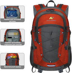 Рюкзак Nevo Rhino 9242 35L Orange - 2