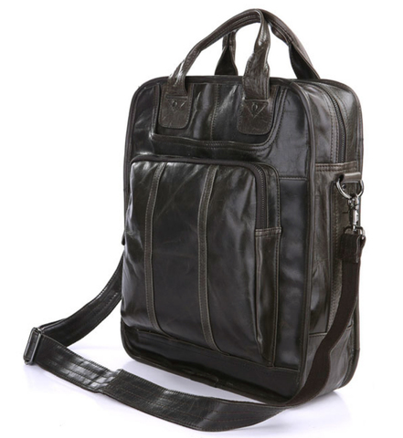 Кожаная сумка-рюкзак JMD 7168