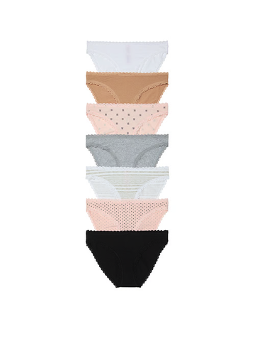STRETCH COTTON БИКИНИ С КРУЖЕВНОЙ ТЕСЬМОЙ