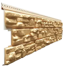 Сайдинг LUX под камень, Rocky, пекан Döcke (Деке)