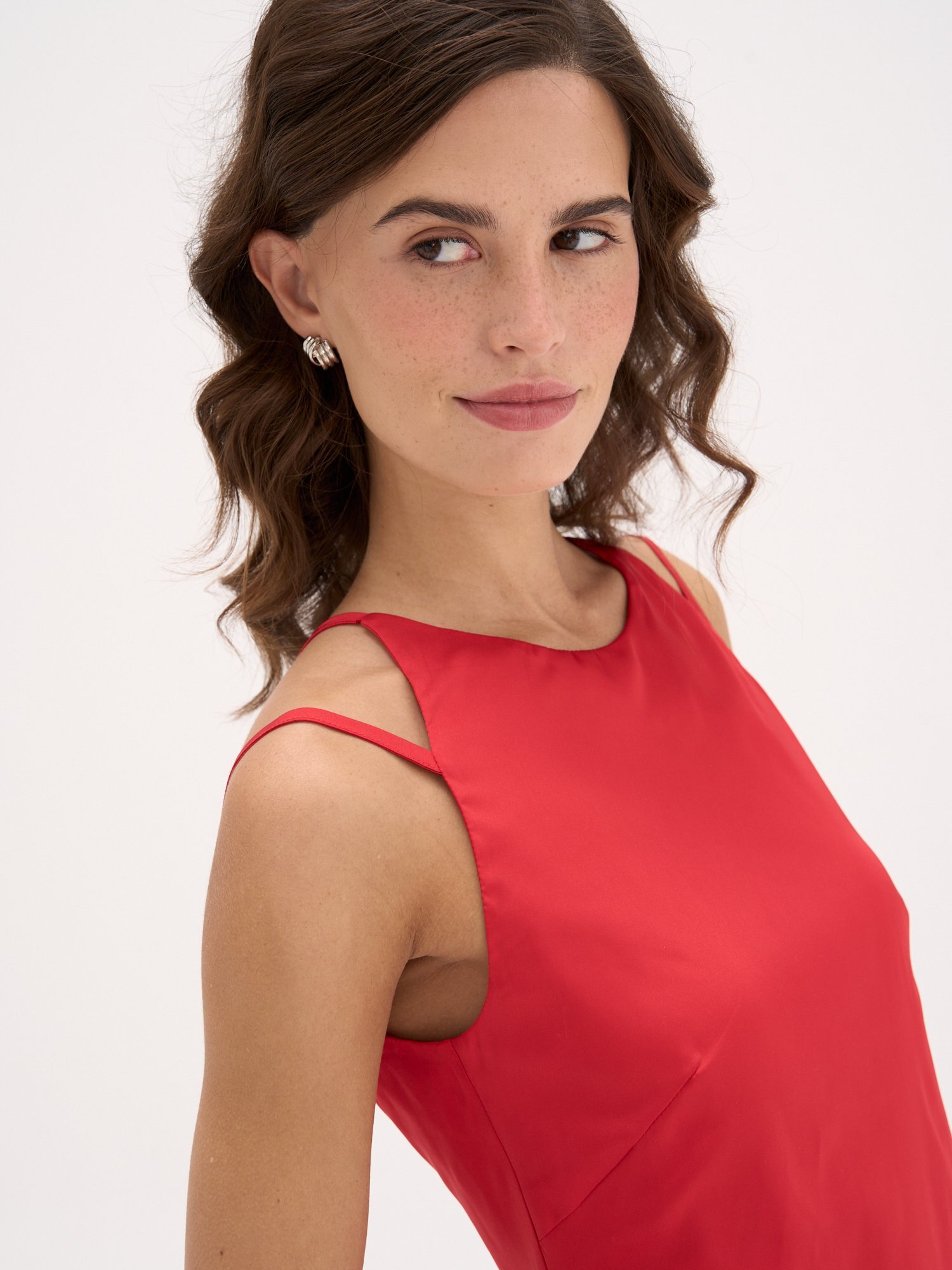 платье мини "рубин" женское  с промокодом