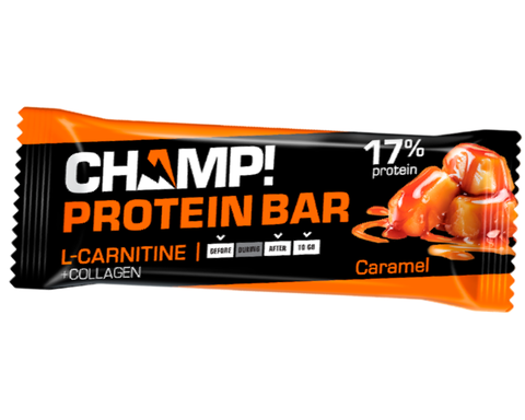 Батончик протеиновый карамельный champ 45 гр