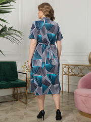 4536 Халат на пуговицах