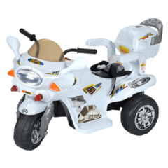 Детский трехколесный электромотоцикл "MalinaBay HT-99631" белый