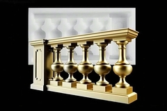 Силиконовый молд № 0272 Балясины 2 D