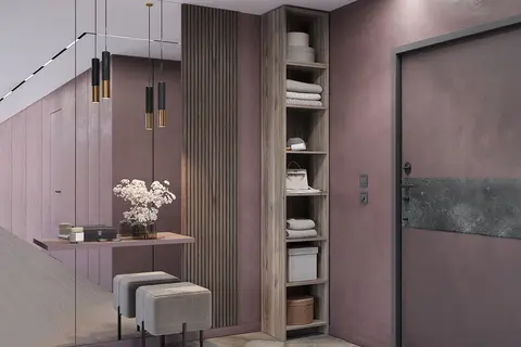 Полка навесная Пандора дуб смоки