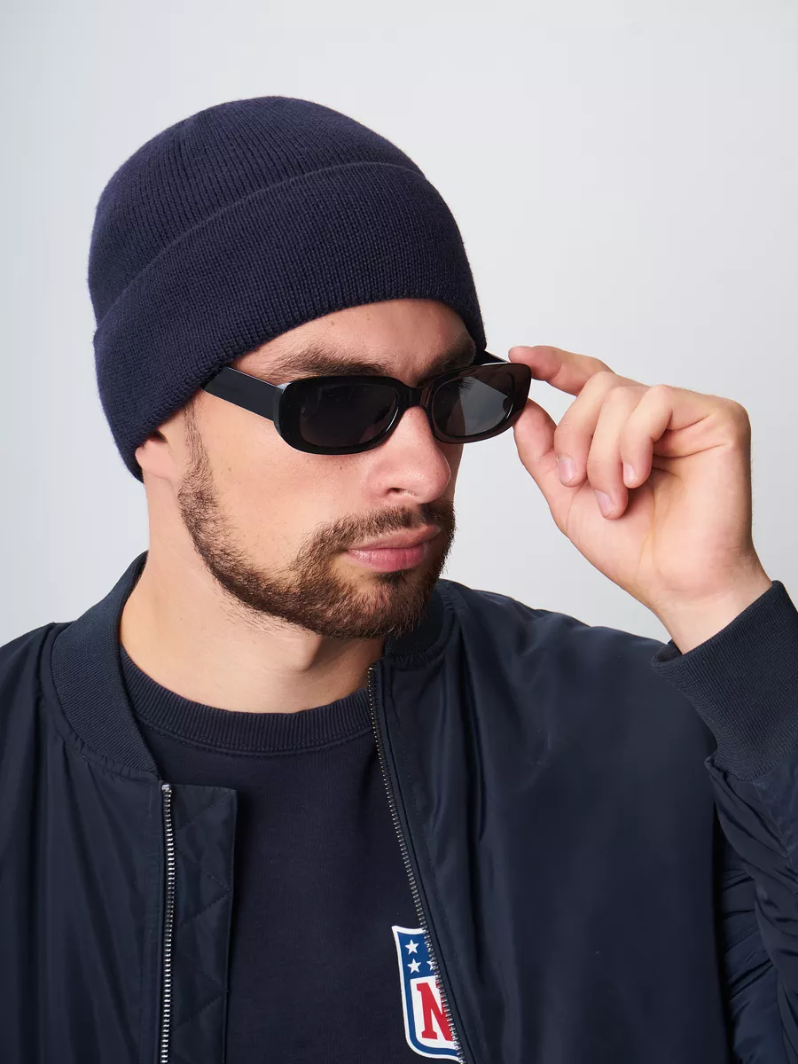 Шапка бини зимняя весенняя с флисом