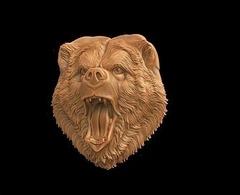 Силиконовый молд Медведь № 1456 малый