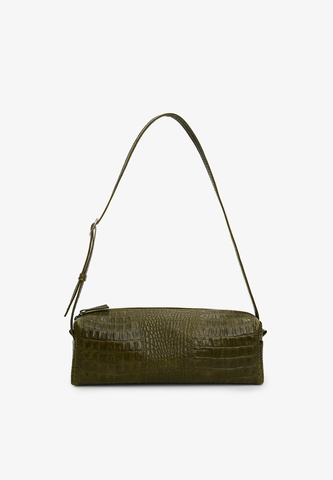 сумка на плечо BRICK зеленый кайман