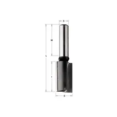 Фреза пазовая Z2+1 S=12x50 D=16x60x110 RH CMT 177.161.11
