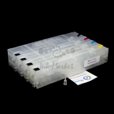 Перезаправляемые картриджи (ПЗК) для HP PageWide Pro 777z, 772dn, 750dw, Color 774dn, 755dn, 779dn (совм. 991X M0K02AE, M0J90AE, M0J94AE, M0J98AE), с авто-чипами 19 сбросов, комплект 4 цвета