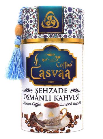 Турецкий кофе молотый с добавлением кэроба и кардамона, Casvaa, 250 г