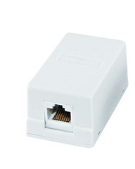 Гнездо (розетка) 1хRJ45 TDM SQ1809-0003