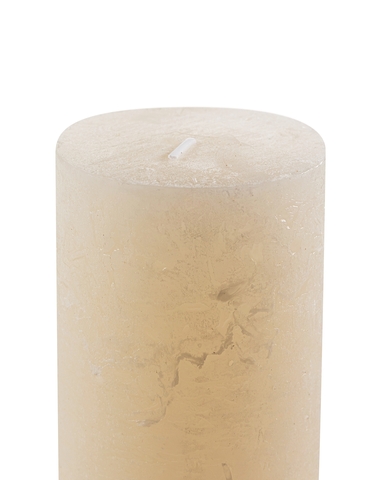 Свеча цилиндрическая 10см Luz Your Senses Рустик белая