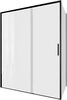 Aquanet AE65-150x80-BT Pleasure Evo ограждение (набор дверь + бок. стекло), черн.анод 1500х800 мм (324141)