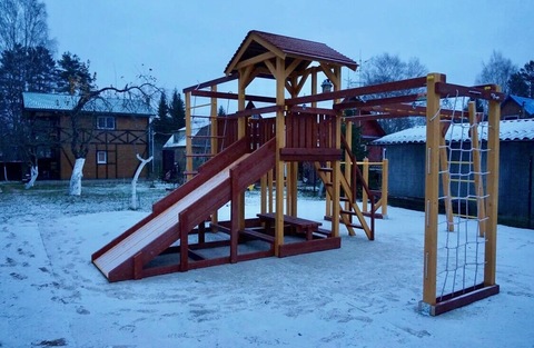 Деревянная детская площадка Савушка 