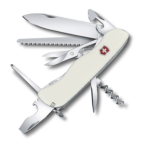 Нож складной Victorinox Outrider, 111 mm, 14 функций, белый