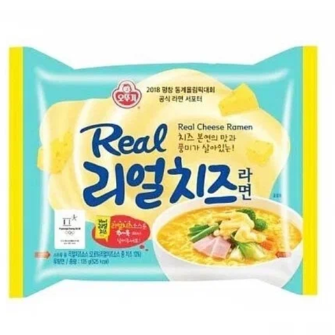 Лапша со вкусом сыра Ottogi Real Cheese Ramen, 135 гр