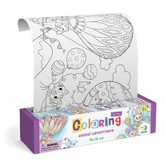 300290  Coloring poster Animal adventures