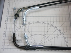 Трос газа Yamaha XV500 Virago 500 1992-1998  535 XV400 XV535