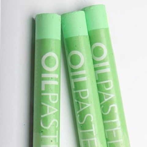 Пастель художественная масляная MUNGYO Oil Pastels Зеленый бледный №541 (3шт)