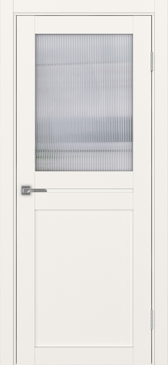 Дверь межкомнатная Оптима Порте Турин 520.211, цвет бежевый, экошпон, стекло мору