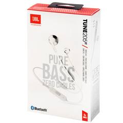 Наушники Bluetooth JBL Tune 205BT Silver