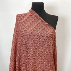 Ткань трикотаж Missoni  терракотовый цвет 3142