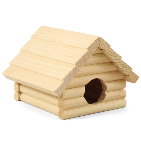 Triol домик для мелких животных деревянный 130*130*90мм