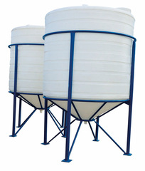 Конусные ёмкости для аграрного сектора и производства в металло-конструкции Пластбак КО 5000 5500 л.(188x188x300см;) - арт.557892