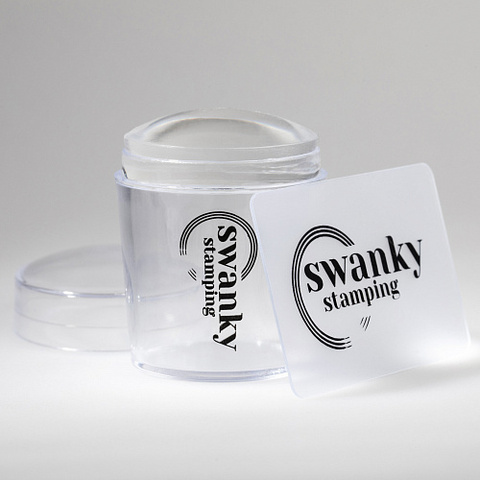 Swanky Stamping, Штамп прозрачный, силиконовый (4 см)