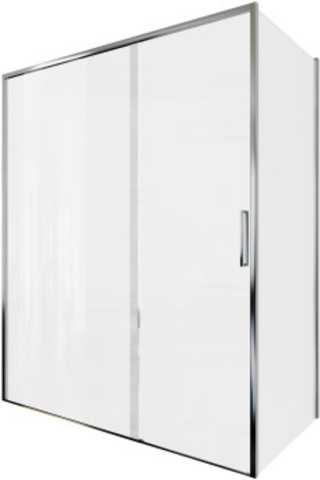 Aquanet AE65-160x90-CT Pleasure Evo ограждение (набор дверь + бок. стекло), хром, 1600х900 мм (324129)