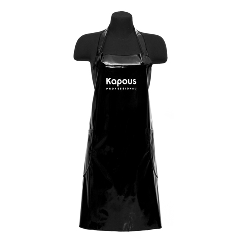 Передник лаковый чёрный Kapous Professional