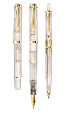 Ручка шариковая Pelikan Elegance Classic Demonstrator K200 SE 2021, Golden Beryl GT (819626)