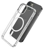 Силиконовый чехол с магнитом (MagSafe) Hoco TPU для iPhone 13 (6.1) (Прозрачный)