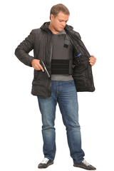 Бронежилет Комфорт 1-1 УНИ (тканевая бронепанель) с боковой защитой, Бр1 класс защиты. ПОЛНЫЙ.