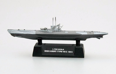 Модель Подводная лодка U7C 1941 г масштаб 1:700 ВМФ Германии
