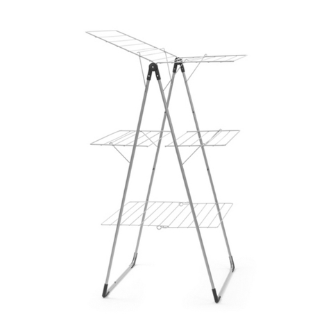 Сушилка трехъярусная Brabantia напольная серый металлик