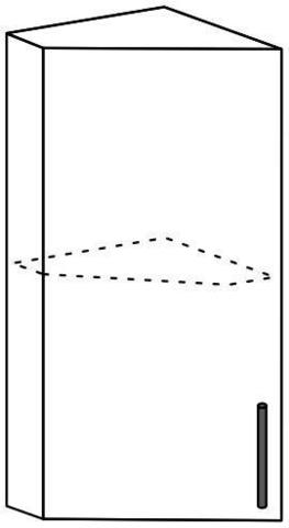 Кухня «Модена» - Шкаф верхний торцевой ШВТ 300