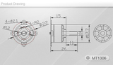 T-Motor MT1306 KV3100