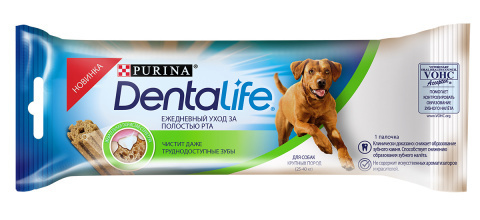 DENTALIFE Single лакомство для собак крупных пород 35.5г