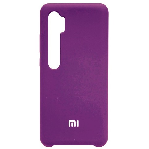 Силиконовый чехол Silicone Cover для Xiaomi Mi Note 10 (Сливовый)