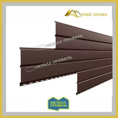 Сайдинг металлический L -Брус VikingMP-01- RALL 8017 Шоколадно-коричневый  0.45мм