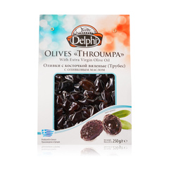 Вяленые оливки Трубес Delphi 250 гр