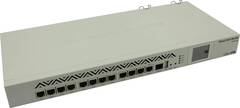 Маршрутизатор MikroTik CCR1016-12G (1U rackmount, 12x Gigabit Ethernet, LCD, 16 cores x 1.2GHz CPU, 2GB RAM, RouterOS L6)
