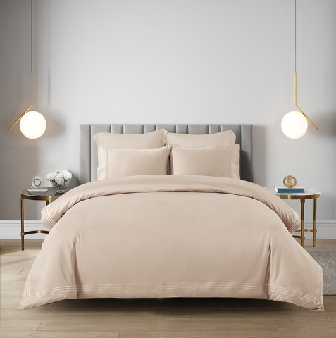 Постельное белье 2 спальное евро Luxe Dream Pure Sand C1012E